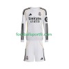 Tenue Real Madrid Enfant Domicile 2025-2026 Maillot de Foot ML